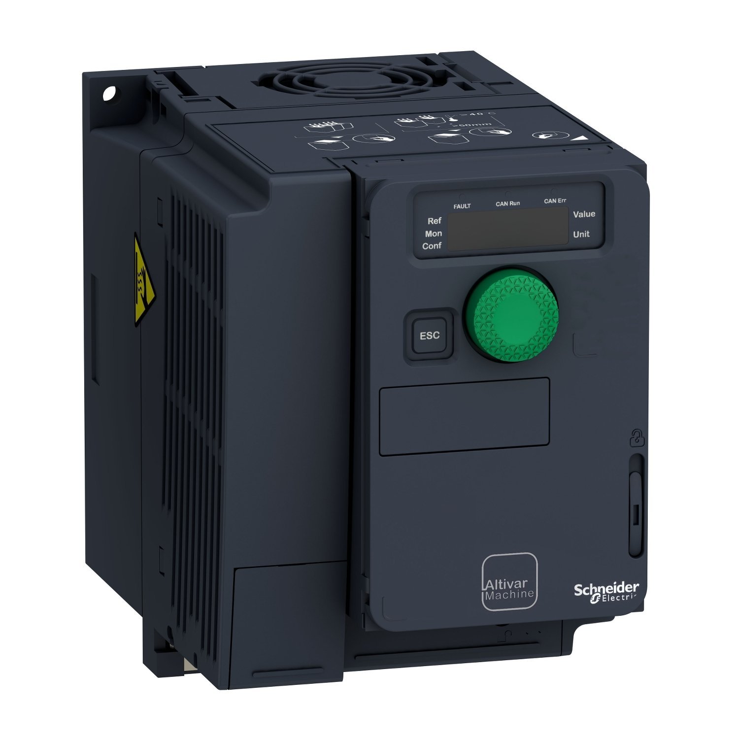 variable speed drive, ATV320, 1.5 kW, 200…240 V, 1 phase, compact
